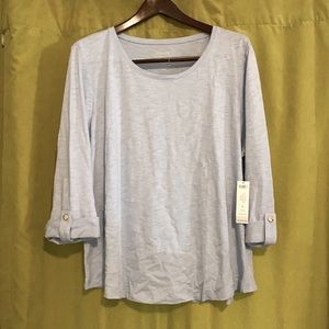 CHICO’S ultimate tee 💙 NWT 💙 Sz 3